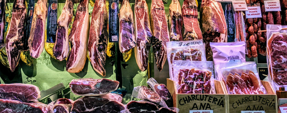 Aufbewahrung von Jamon